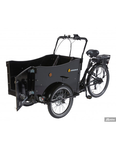 Lådcykel De Luxe Dog Sidolucka 100%