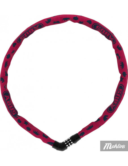 Abus Kombilås Kätting Pink