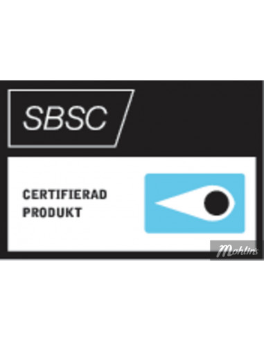 Abus kättingslås 8900/110 Svart