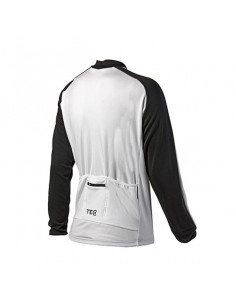 Cykeltröja Långärmad Tec Basic Vit 2