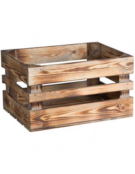 Trälåda för frampakethållare, 40x30x23 cm