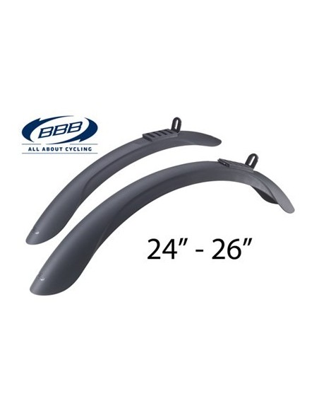 Skärmset BBB RainWarriors 24  26 Tum