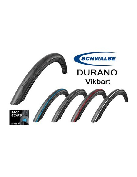 Schwalbe DURANO15 RaceGuard 23622 Svart  Vikba