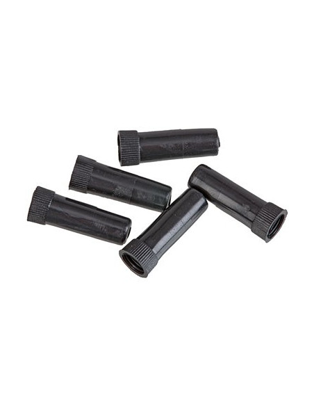 TEC ändhylsa svart för 5 mm bromshölje